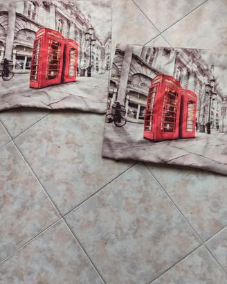 Due copri cuscino tema Londra 