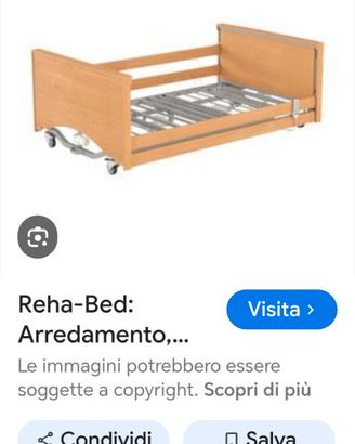 Letto medico degenza anziani
