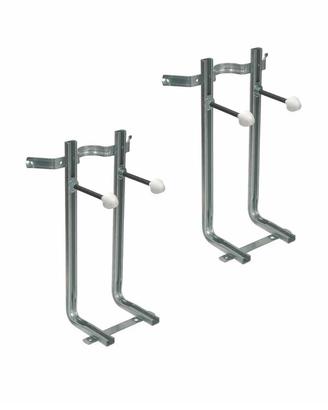 Coppia di staffe per wc e bidet sospesi

