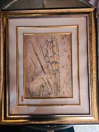 Quadro bassorilievo argento 925