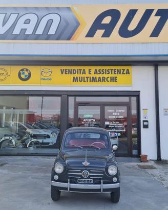 FIAT 600 BENZINA-AUTO D'EPOCA -ANNO 1964