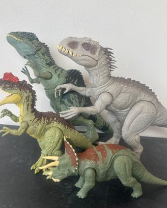 Dinosauri Jurassic World lotto con RARO indominus
