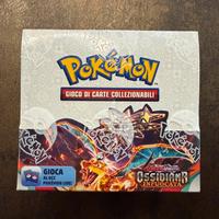 Box 36 bustine pokemon ossidiana infuocata ita