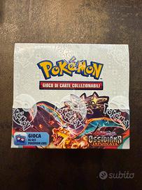 Box 36 bustine pokemon ossidiana infuocata ita