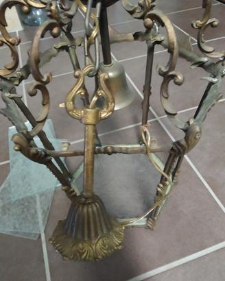 Lampadario metallo