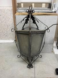 Lanterna / Lampione in ferro battuto