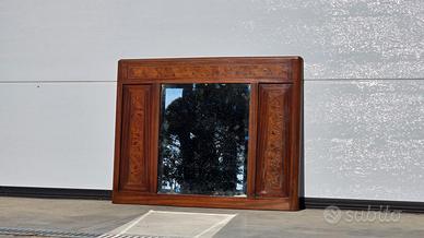 Specchiera in legno anni 40 - Vetro molato