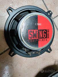 coppia casse auto stereo 2 vie car audio swing 