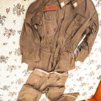 divisa tuta militare d'epoca esercito stellette 