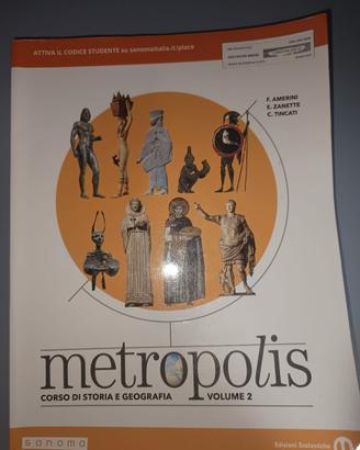 metropolis corso di storia e geografia vol 2