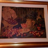 QUADRO-NATURA MORTA-V.POLLI-INIZI XX SECOLO-71x89