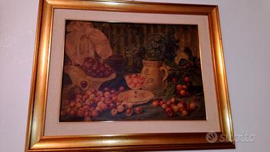 QUADRO-NATURA MORTA-V.POLLI-INIZI XX SECOLO-71x89