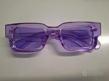occhiali da sole viola 