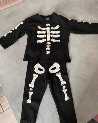 Vestito scheletro neonato
