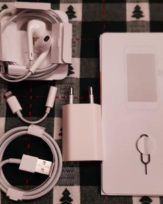 Set Apple Iphone power adapter+cuffie+cavo usb
