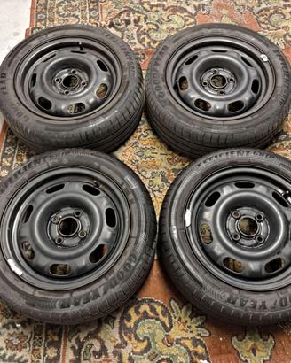 4 CERCHI E GOMME 185/55 R14 VW SEAT