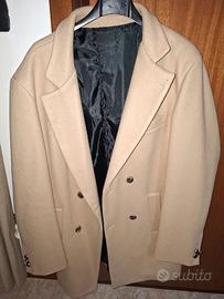 Cappotto cammello doppiopetto Made in Italy