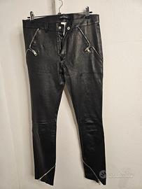 pantaloni neri di pelle perfetto stato