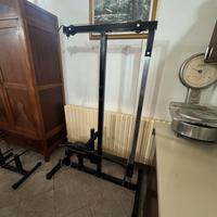 Lat machine pulley carico dischi