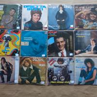 DISCHI IN VINILE 45 GIRI lotto di 12 pezzi C7
