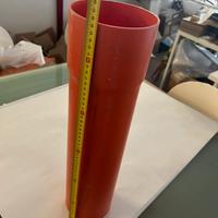 Tubo pvc arancione 140