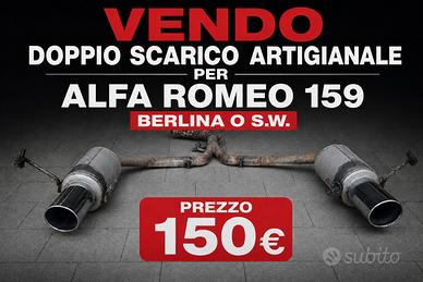 Scarico artigianale alfa romeo 159