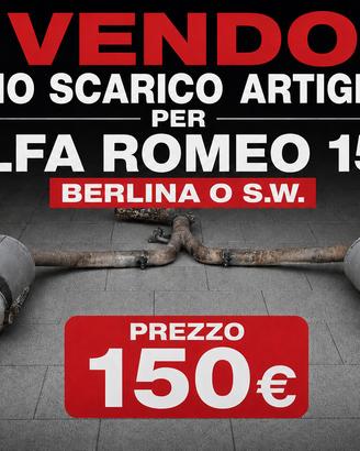 Scarico artigianale alfa romeo 159