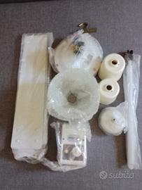 Ventilatore a pale +luce soffitto nuovo 