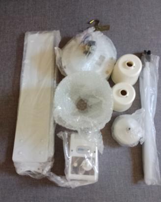 Ventilatore a pale +luce soffitto nuovo 