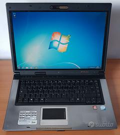 NOTEBOOK ASUS PRO50VL HDD 120 GB RAM 2 GB W 7