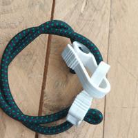 Corda elastica 2 ganci di plastica