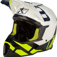 Klim F5 - Enduro/MX - Bianco Blu Giallo Carbon 2XL