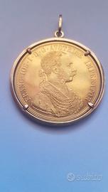 MONETA ORO IMPERATORE AUSTRIACO 1915