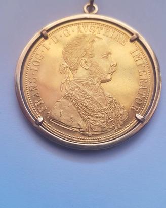 MONETA ORO IMPERATORE AUSTRIACO 1915