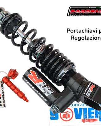 Ammortizzatore Posteriore Hitech Carbone HTR Vesp