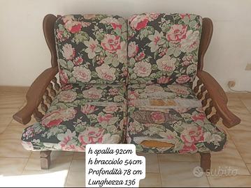 divano in legno da foderare