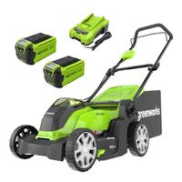 Tagliaerba GreenWorks 2 batterie del 2024