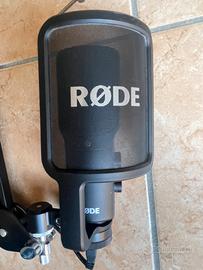 Microfono RØDE professionale a condensazione USB
