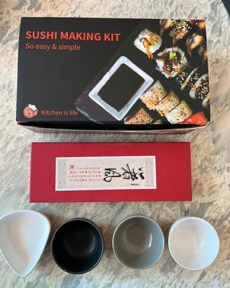 Sushi making kit con bacchette sushi originali 