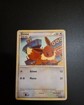Eevee 47/90 Pokemon Senza Paura 2010 Carte da