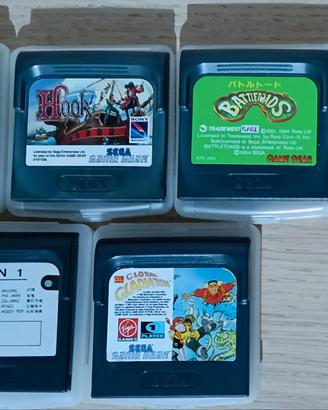 Lotto 5 Giochi Sega Game Gear 