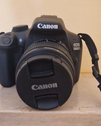 CANON EOS 1300D+Obiettivo EF-S 18-55mm- Reflex wif