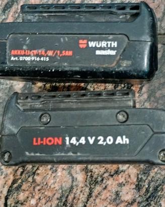 caricabatterie e batterie wurth 