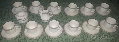 Tazzine da caffè , zuccheriera e brik latte