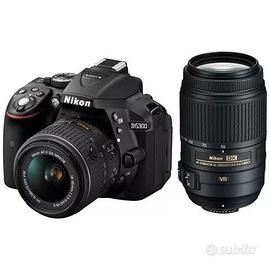 Kit completo fotocamera reflex nikon d5300
