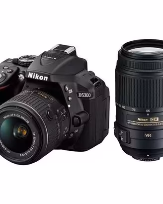 Kit completo fotocamera reflex nikon d5300