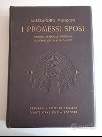 Raro Promessi Sposi ed. limitata 19/70 carta filo