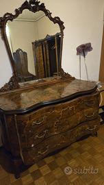 cassettiera con specchio 