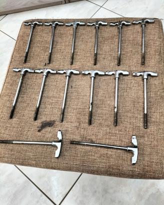 Batteria 14 tiranti grancassa vintage.