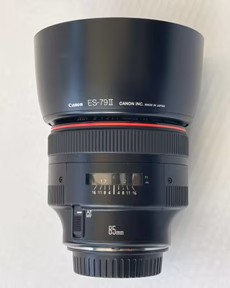Obiettivo Canon EF 85mm. F.1,2 L II USM